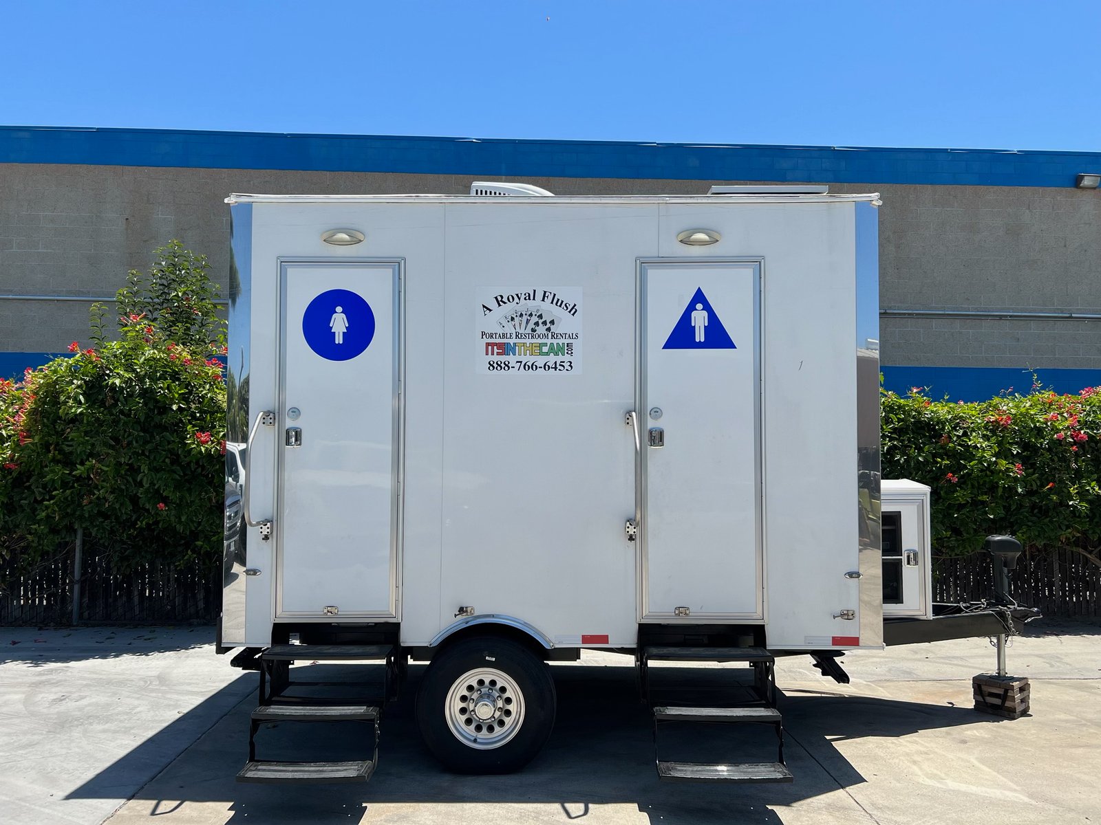 Temporary Bathroom Trailer Rental