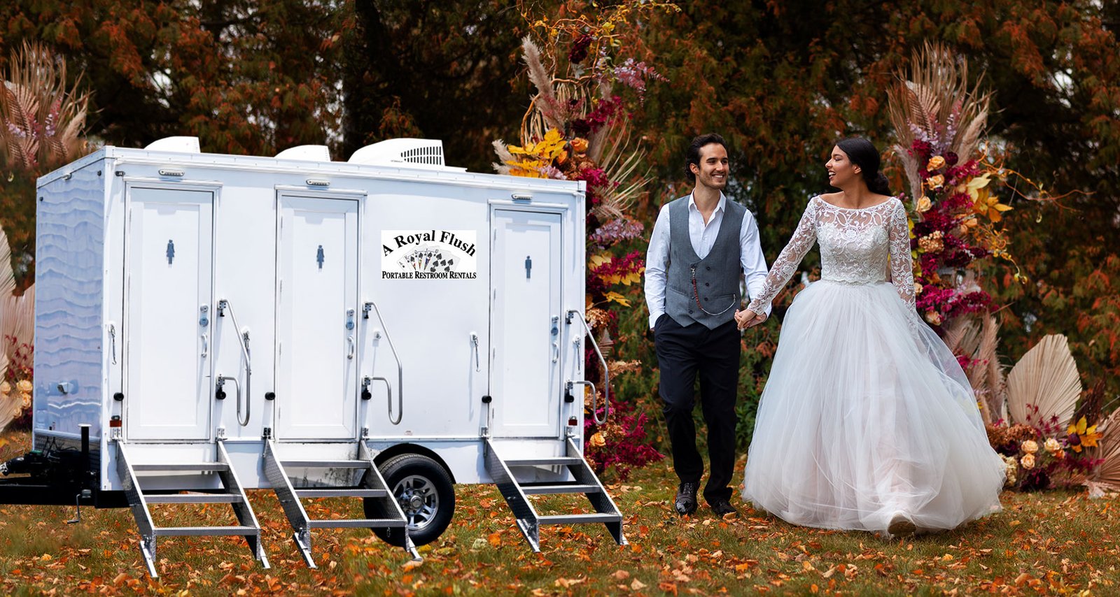 portable bathroom trailer rentals
