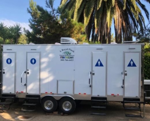 Temporary Bathroom Trailer Rental